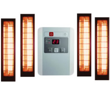SET Lampade a infrarossi per saune finlandesi e infrarossi 