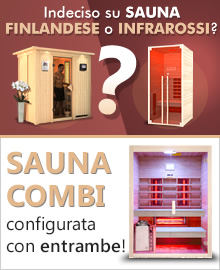 Saune multifunzione combinate finlandesi e inrfarossi