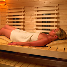 Poggiatesta Luxe per sauna